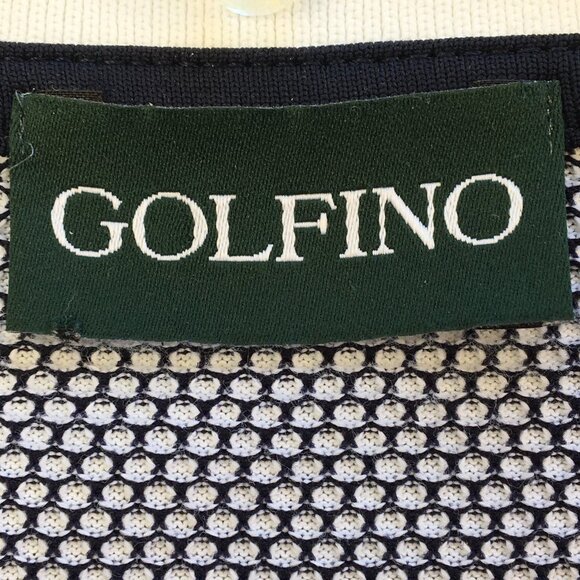 Golfino Women's Bubble Jacquard Short Sleeve Quarter Button Polo Size L - Picture 6 of 7